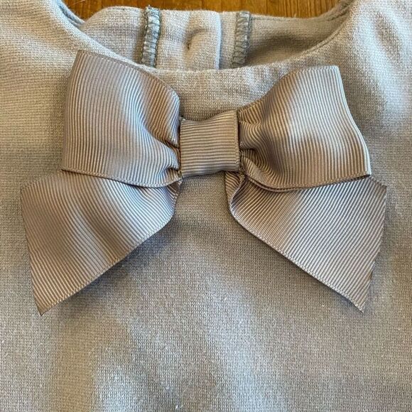 Jillian’s Closet Gray Dress Polka Dot Trim Infant Size 6-9 Months - Picture 4 of 14